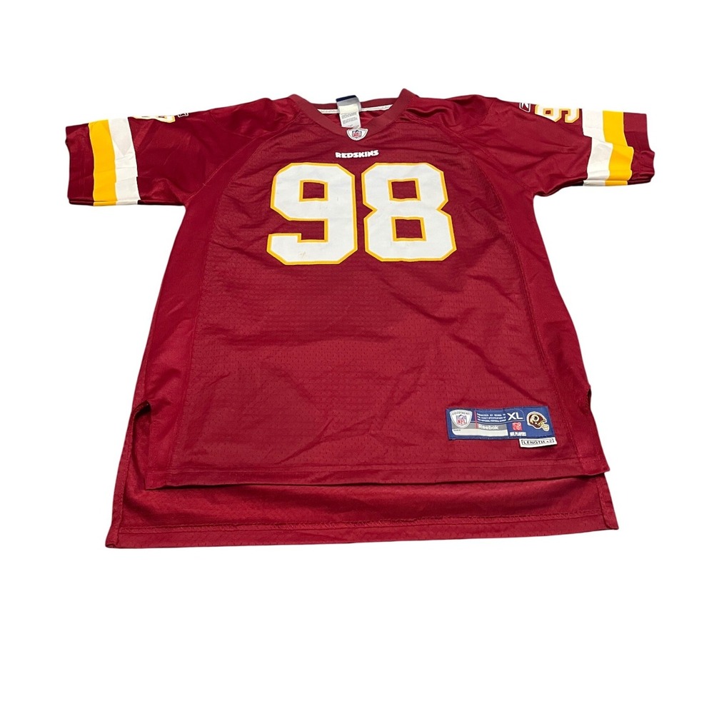 Reebok Washington Redskins Brian Orakpo Jersey Youth XL Burgundy Gold NFL 98